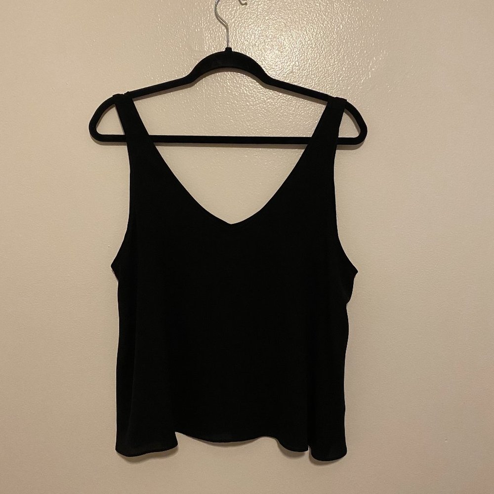 Topshop Flowy Sheer Shirt